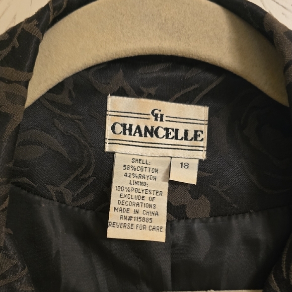 Black Tailored Pinstripe Suit Jacket - Picture 2 of 14